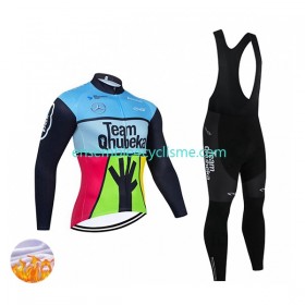 Tenue Maillot M/L + Collant à Bretelles Hiver Thermal Fleece 2022 Team Qhubeka N001